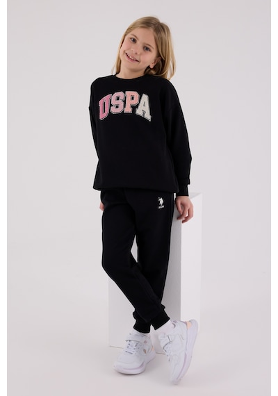 U.s. Polo Assn. Kız Çocuk Siyah Eşofman Takımı Siyah