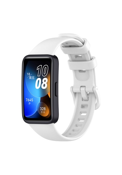 Huawei Band 8 Uyumlu Klasik Zore Kordon-beyaz