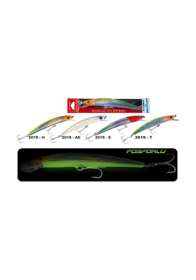 Oskar Cc Power Glowlu 11cm 11gr Maket Balık Renk:2019ae