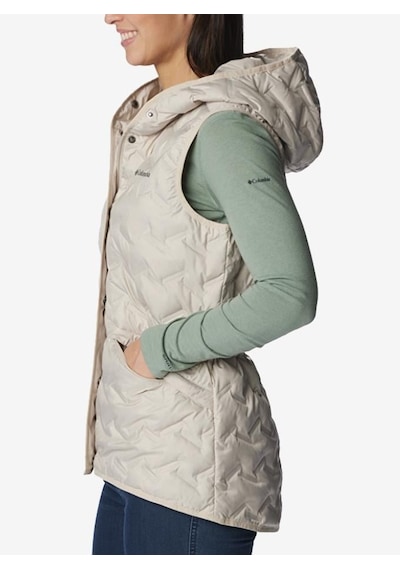Columbia Columbıa Wk8716 Delta Rıdge Iı Down Hooded Vest Beyaz
