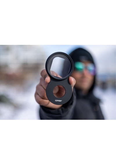 Tiffen 58 MM Magsafe Filtre Yuvası Ve Dairesel Polarize Filtre (Apple Uyumlu iOS 14/15 Pro Max İçin)