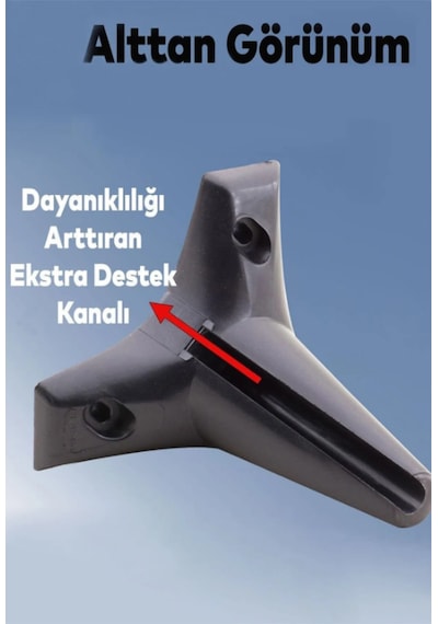Aspen Lüks Mobilya Kanepe Koltuk Tv Ünitesi Baza Ayağı Ayakları 12 Cm Siyah Ayak 4 Adet . Siyah Diğer