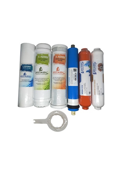 Pera Water Açık Kasa Su Arıtma Vontron Mebranlı 6Lı Mineral Set