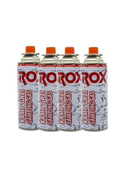 Roxy Valfli Basınçlı Kamp Kartuşu 4 x 227 G Çok Renkli