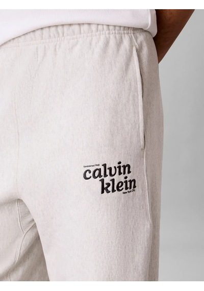 Calvin Klein Premıum Terry Graphı, P74 Beyaz Erkek Eşofman Altı