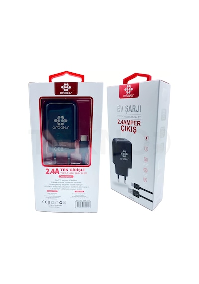3.4A (TYPE-C) Hızlı Şarj Aleti Arbaks ARB-014