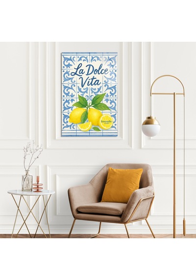 La Dolce Vita Limon Cini - Cam Tablo - Deg1616 60 X 90 Cm