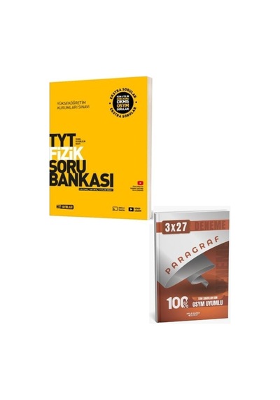 2027 Hız 2027 Tyt Fizik Soru Bankası+anla Kazan Paragraf Deneme