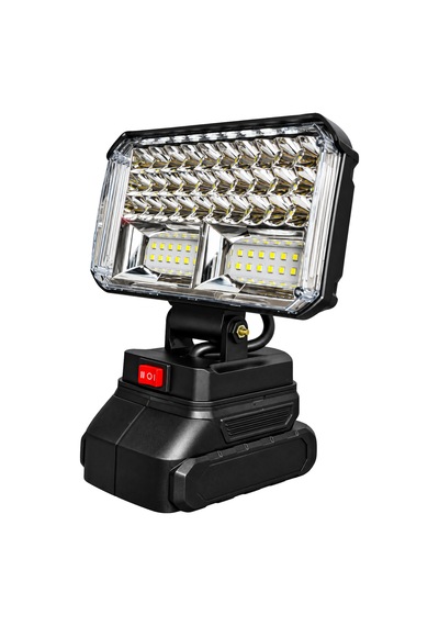 Mm-7879b Şarj Edilebilir Taşınabilir Led Çalışma Feneri Siyah
