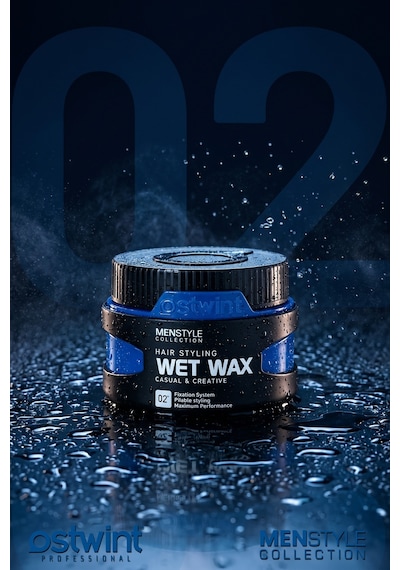 Ostwint Menstyle Collection Profesyonel Saç Şekillendirici Wet Wax 150 ML