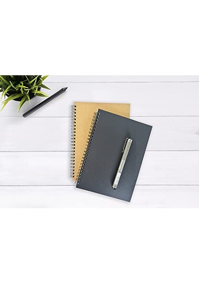 Defter Çizgili Siyah 17x24cm Çok Renkli
