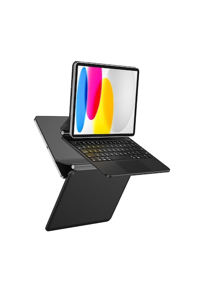 Apple Uyumlu iPad  Pro 11inç M4 2024 1/2/3/4.nesil Klavyeli Kılıf Magic Keyboard Touchpad Aydınlatmalı Klavye Kılıf