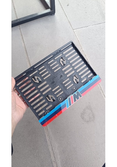 M Logo Motor Plakalık Motosiklet Plakalık İsimli Motor Plakalık Bmw M Logo Motorsiklet Plakalık