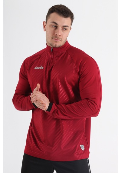 Diadora Elite Antrenman Eşofmanı Tek Üst Bordo