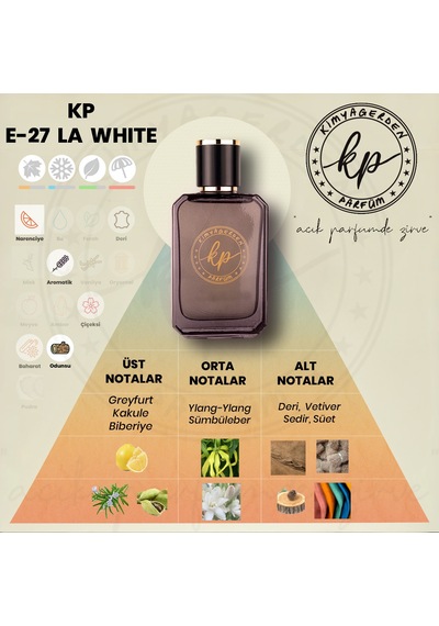 Kimyagerden E-27 Erkek Parfüm EDP 50 ML