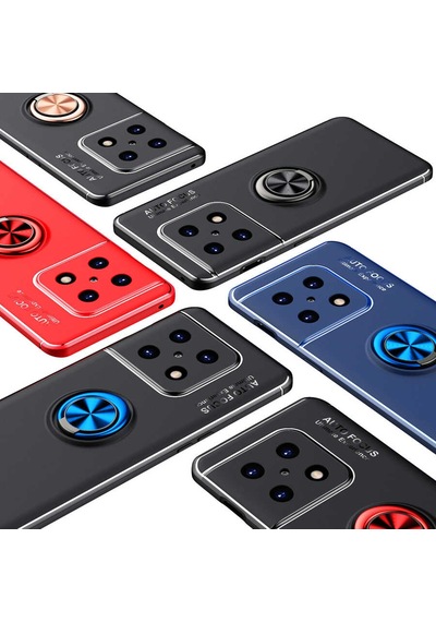 One Plus 10 Pro Kılıf Zore Ravel Silikon Kapak Kırmızı