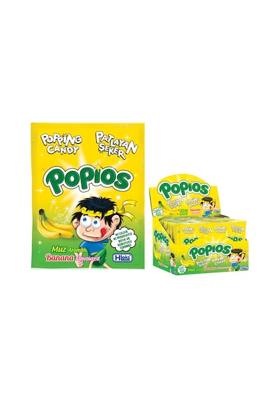 Hleks Patlayan Şeker Papios 40 Adet Muzlu 2 Paket