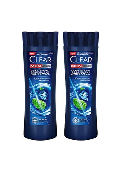 3 Adet Clear Men Cool Sport Menthol Şampuan