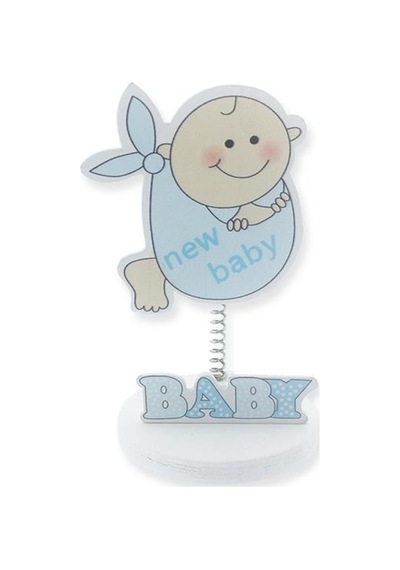 12 Adet New Baby Sticker Ahşap Bebek Notluk