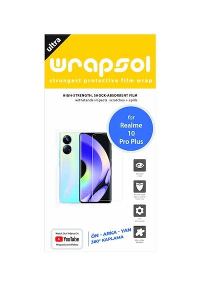 Realme 10 Pro Plus Full Kaplama Ön Arka Ve Yanlar 360 Derece Film