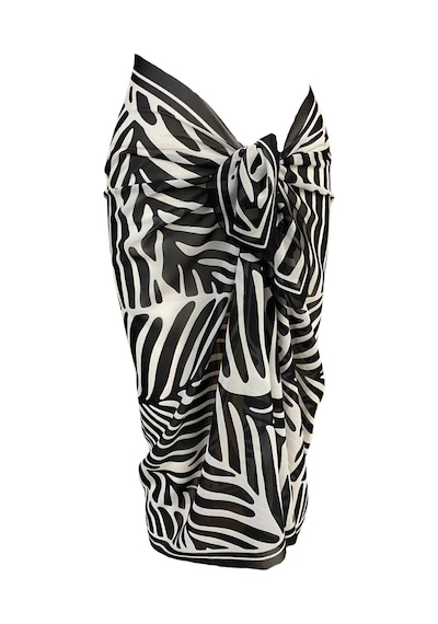 Tarzını Seç Pareo Zebra Desenli 150x95 Cm Çok Renkli