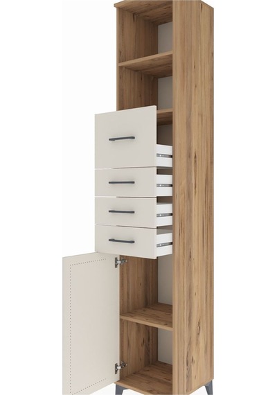 Hyperion Dolap 3 Raflı 4 Çekmeceli Tek Kapaklı 44x44x243 Çam-aytaşı Atlas Çam Hyperion Dolap 3 Raflı 4 Çekmeceli Tek Kapaklı 44x44x243 Çam-aytaşı Atlas Çam