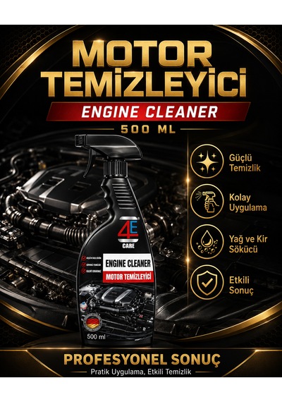 4e Care Motor Temizleyici Ve Parlatma Sıvısı 500 Ml