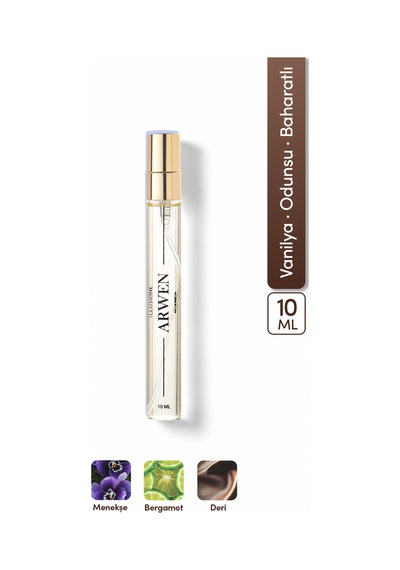 Arwen Edp Erkek Seyahat Boy Parfüm 10ml Vanilya-odunsu-baharatlı Lavanta, Safran, Amber, Paçuli Aromatik