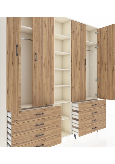 Arges Dolap 10 Raflı 8 Çekmeceli 2 Askılı 220x30x243 Aytaşı-çam/çam Atlas Çam/atlas Çam Arges Dolap 10 Raflı 8 Çekmeceli 2 Askılı 220x30x243 Aytaşı-çam/çam Atlas Çam/atlas Çam