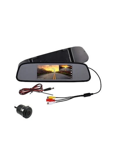 Araç Kamerası 4.3 Dvr Kayıt Kamera Hd Monitör Aynalık Twogo Go-4