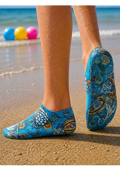 Gripptoes Kaymaz Damla Tabanlı Deniz&havuz Çorabı L1 Çok Renkli
