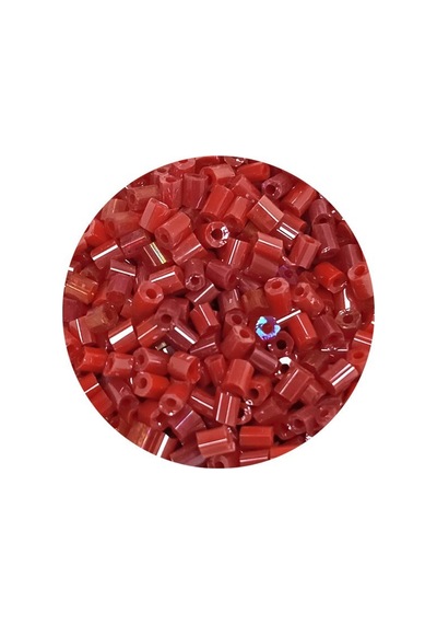Kesme Cam Boncuk 2mm - 60 Gram - Koyu Kırmızı - Bnc370 Diğer