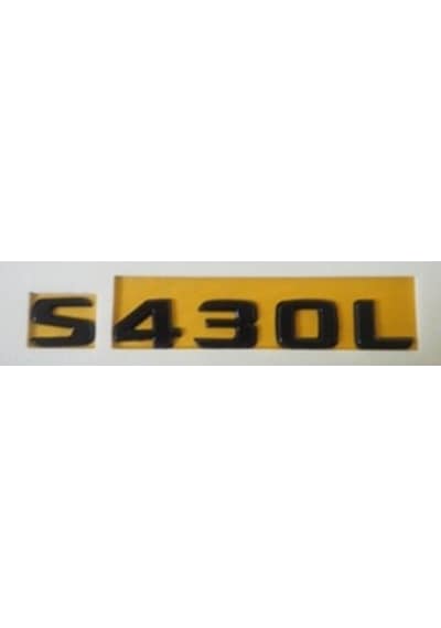 Mercedes Uyumlu Yazı S 430l Siyah