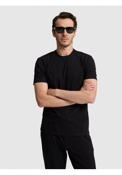 Cacharel Erkek Siyah Tişört Basic 50328373-vr046