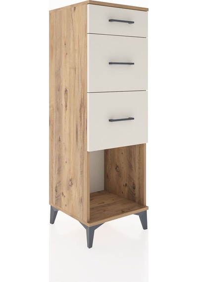 Hyperion Dolap 3 Çekmeceli 44x44x134 Çam-aytaşı Atlas Çam