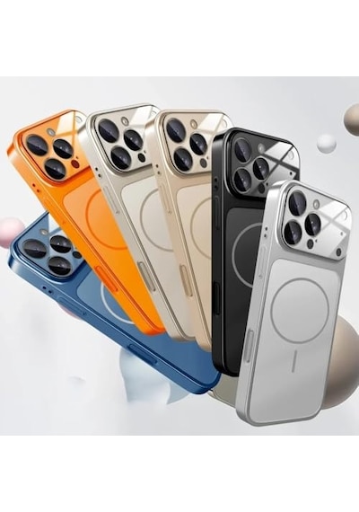 İphone 17 Pro Max İle Uyumlu Kılıf Magsafe İle Uyumlu Kablosuz Şarj Destekli Temperli Kamera Koruma Glass Kılıf Diğer İphone 17 Pro Max İle Uyumlu Kılıf Magsafe İle Uyumlu Kablosuz Şarj Destekli Temperli Kamera Koruma Glass Kılıf Diğer