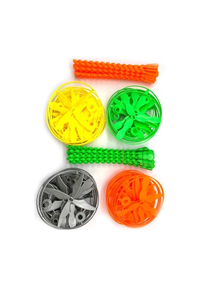 Nostaljik Dev Uçan Daire Plastik Ufo Pervane Set 24 Adet
