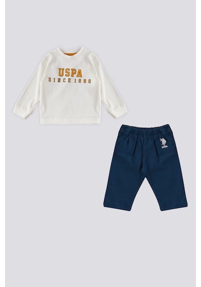 U.s. Polo Assn. Beyaz Erkek Bebek Takım Beyaz