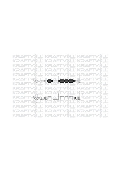 Kraftvoll Fren Hortumu On Fren Hortumu Sol Fıesta 11 B-max 14 AOD-KRAFTVOLL 07080206
