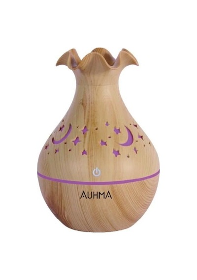 Auhma Aph-04 Ahşap Aromaterapi Rgb Hava Nemlendirici 130 Ml