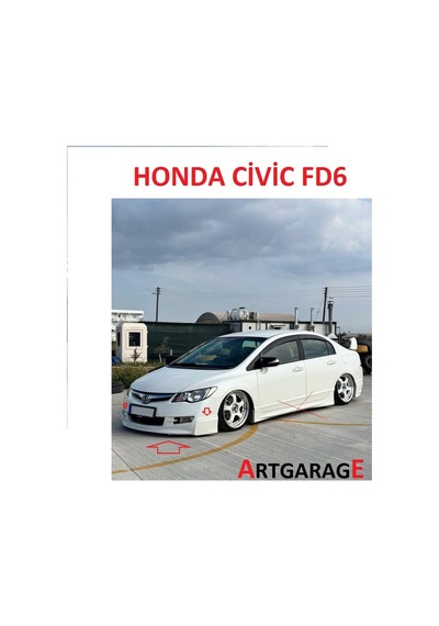 Hnd Civic Fd6 2007-2009 Ön Ek-boyasız-fiberglass