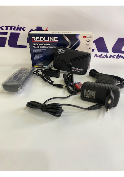 Redline G50 PRO Full Hd Mini+Scartlı Uydu Alıcısı Tkgs Otomatik Kanal Güncellemeli Youtube Uyumlu Tv Arkası Mini Hd Uydu Cihazı