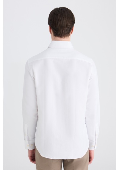 D'S Damat Ds Damat Regular Fit Beyaz Armürlü Gömlek 5hf02ta01344m Çok Renkli
