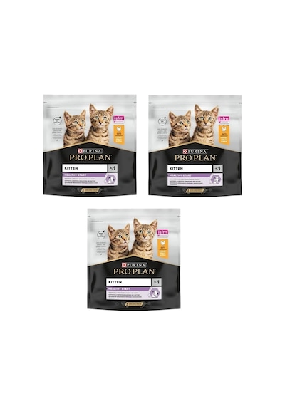 Purina Pro Plan Kitten Yavru Tavuklu Kedi Kuru Mama 400 G X 3 Adet