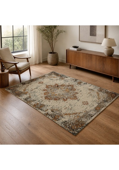 Kartela Halı Melo Halı Jüt Taban Dokuma Halı Bej - 180 X 270 Cm
