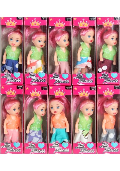 Anlily Küçük Prenses Mini Bebek - Oyd-02420 - 1 Adet Stokta Olan Gönderilir Çok Renkli