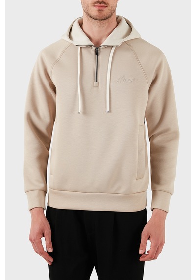 Boss Erkek Sweat 50531360 275 Bej Bej