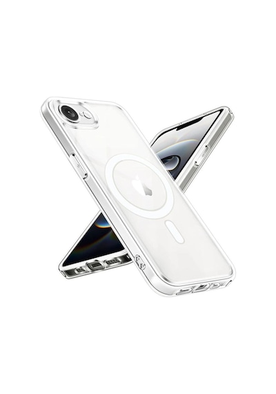 Apple İphone 16e Kılıf Magneticsafe Şeffaf Silikon