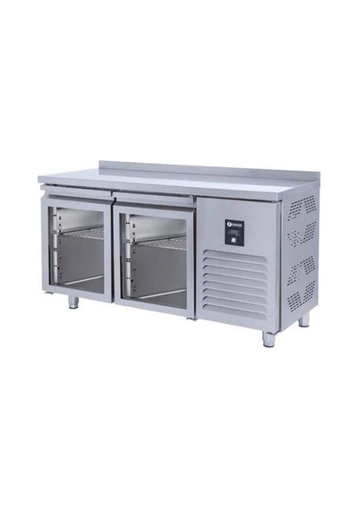 Iceinox Tezgah Tip Snack Buzdolabı 2 Cam Kapılı
