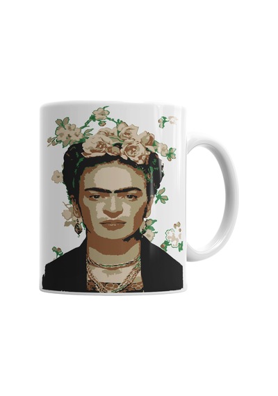 Frida Kahlo Kupa Bardak Porselen No28642 Karışık